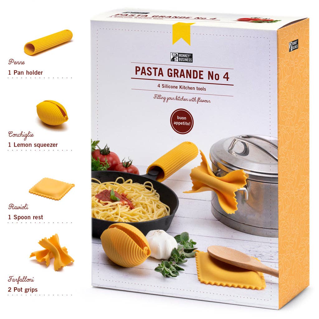 Monkey Business Pasta Grande No.4 Kit | Pasta Shaped Silicone