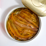 Armatore Filetti di Alici Anchovy Fillets Cetara Amalfi Coast in Olive Oil Can 3.2 oz (90 g)