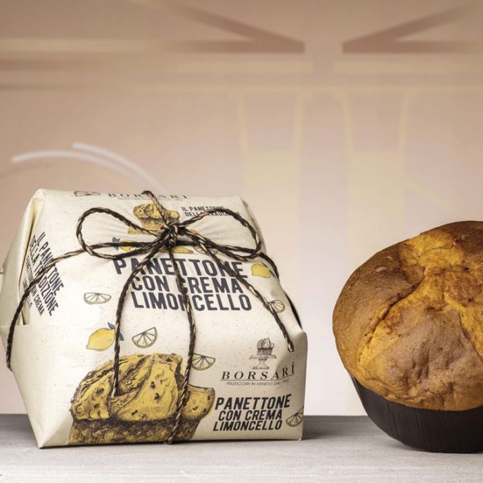 Borsari Panettone con Crema Limoncello Cream 2.2 lb 1 kg