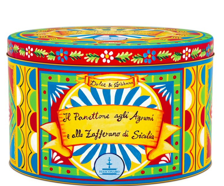 Fiasconaro Dolce Gabbana Panettone agli Agrumi e allo Zafferano