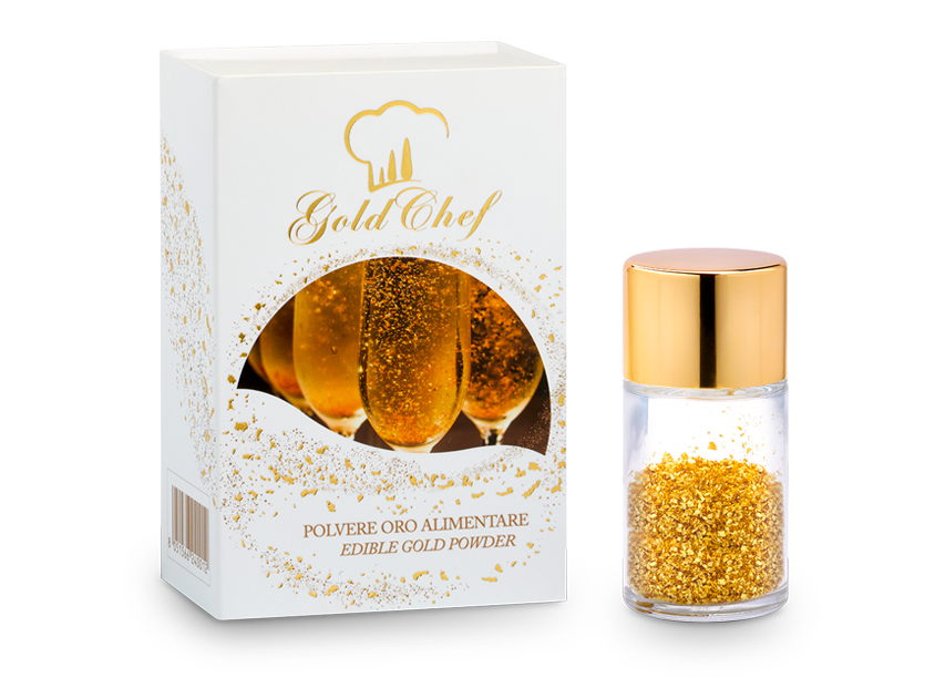 Gold Chef Edible Gold Powder (Polvere Oro Alimentare) 125 mg