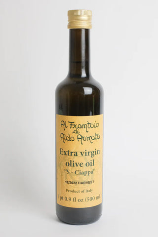 Al Frantoio di Aldo Armato S-ciappa Ligurian Extra Virgin Olive Oil Taggiasca 16.9 fl oz (500 ml)