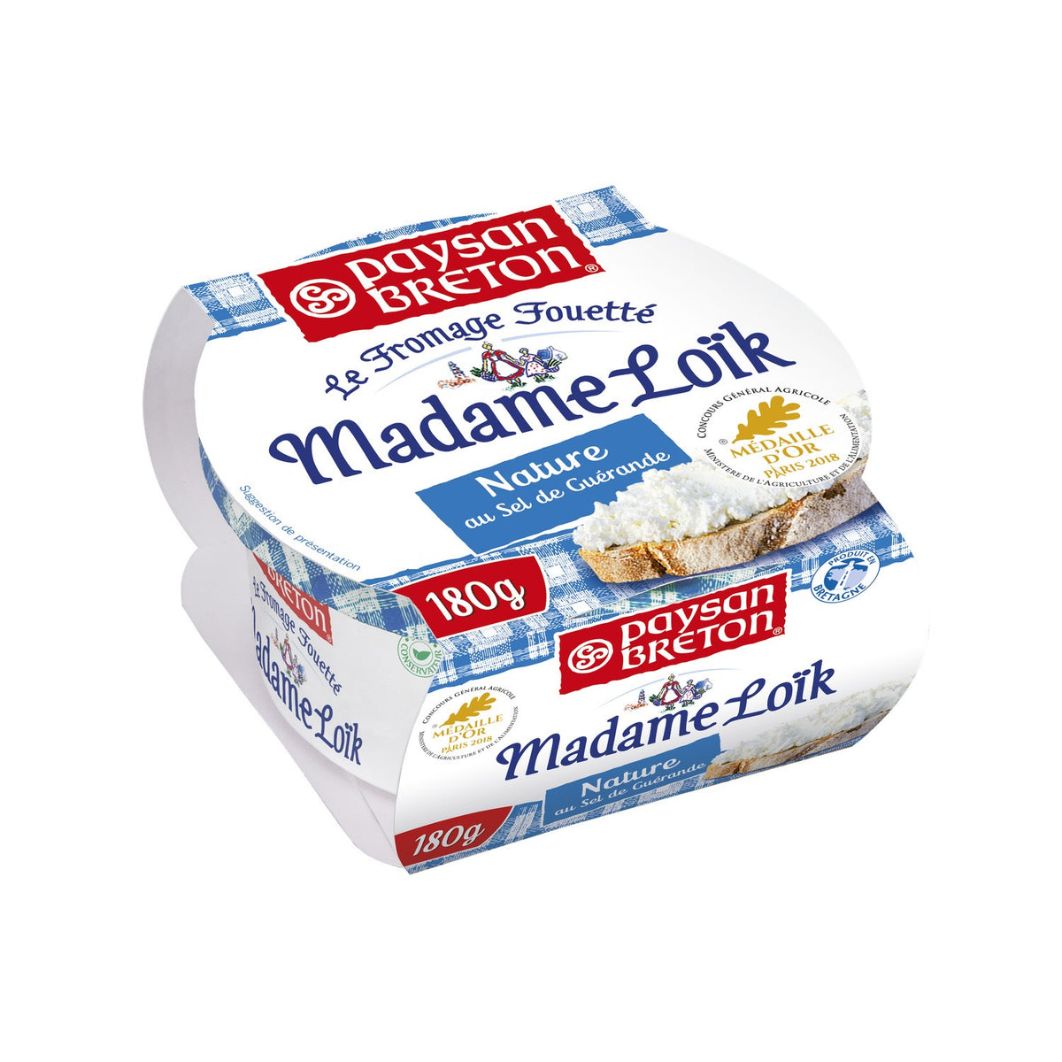 Madame Loik, Whipped Soft Cheese 5.29 oz (180 g) Tavola Italian Market