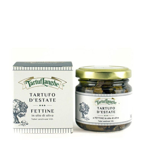 TartufLanghe, Summer Truffle Slices in Olive Oil 3.17 oz (90 g)