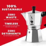 Bialetti Moka Stovetop Espresso Coffee Maker Pot 9 cups 14.2 fl oz (420 ml)