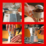 Bialetti Moka Stovetop Espresso Coffee Maker Pot 9 cups 14.2 fl oz (420 ml)