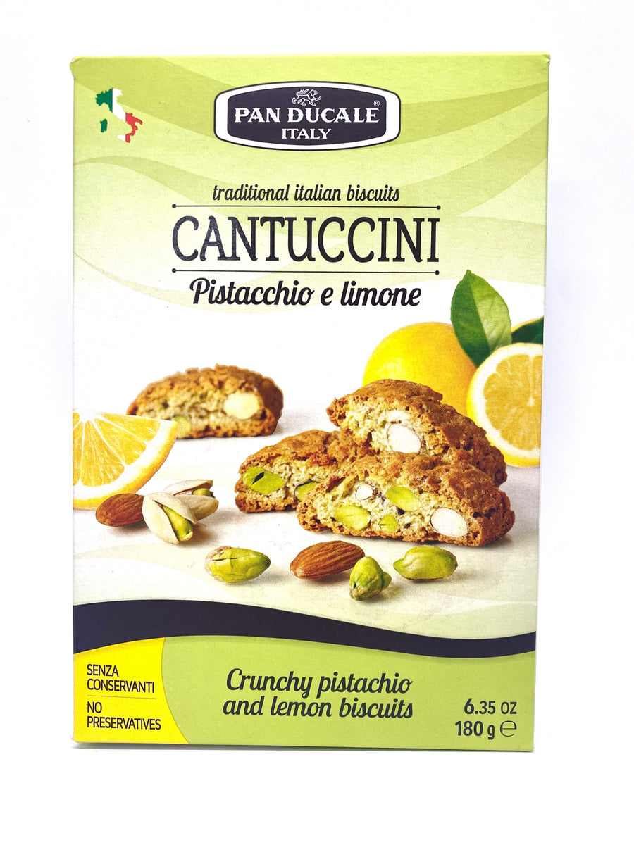 Pan Ducale, Pistachio and Lemon Cantuccini Biscuits 6.35 oz (180 g) –  Tavola Italian Market