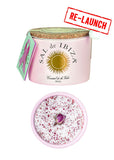 Sal de Ibiza La Vie en Rose Sea Salt with Rose Petals Ceramic Pot 4.94 oz (140 g)