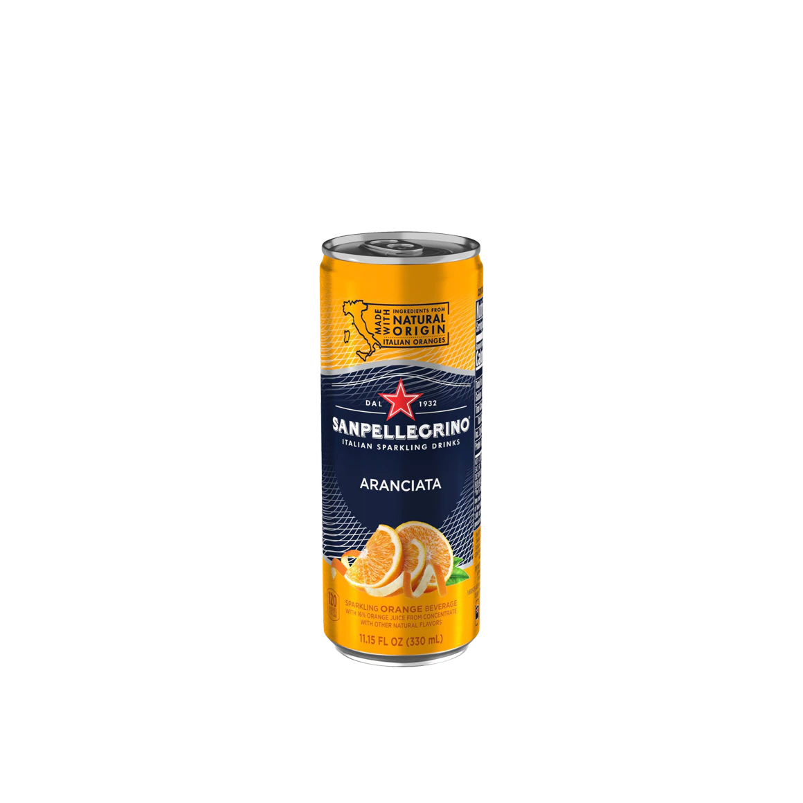 San Pellegrino Range Orange Lemon Grapefruit 24 x 330ml Cans