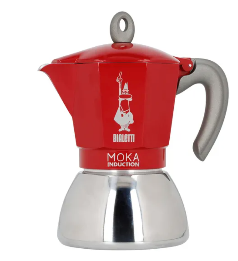 Bialetti Moka Induction 2 Cup, Espresso Coffee Maker - Aluminium/Steel -  Black