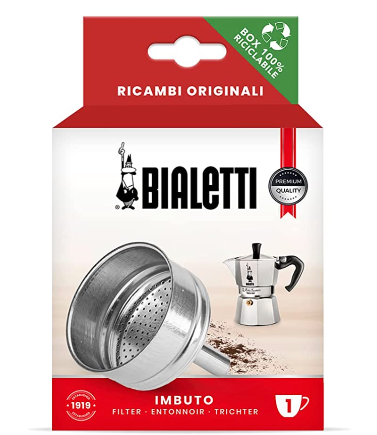 Bialetti Moka 6-cup Funnel Stand. Stove Top Espresso / Coffee Maker.  Multiple Colors Available. 