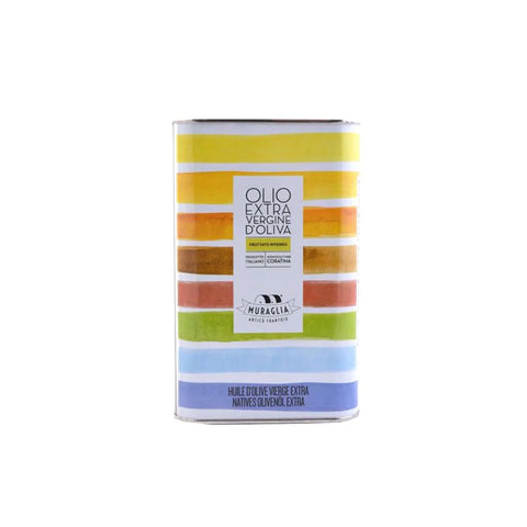 Frantoio Muraglia Coratina Fruttatto Intenso Extra Virgin Olive Oil Rainbow Tin 8 fl oz (250 ml)
