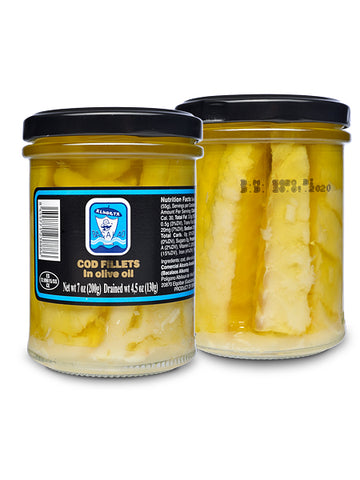 Alkorta Cod Fillets in Olive Oil (Bacalao) 7 oz (200 g)