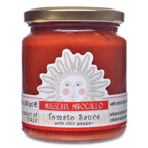 Masseria Mirogallo, Tomato Sauce with Chili Peppers 9.88 oz (280 g)