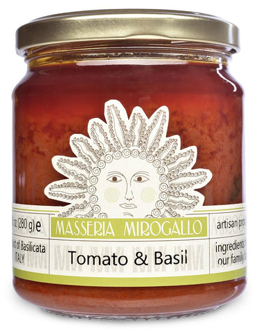 Masseria Mirogallo, Tomato and Basil Sauce 9.88 oz (280 g)