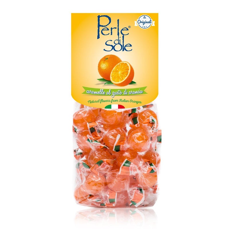 Orange flavored candies 500 Gr. - Perle di Sole