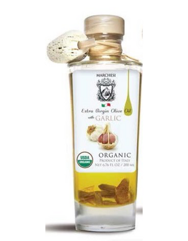 Marchesi Garlic Infused Extra Virgin Olive Oil 6.76 fl oz (200 ml)