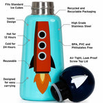 Skittle Mini Water Bottles Animals & Faces: Planets