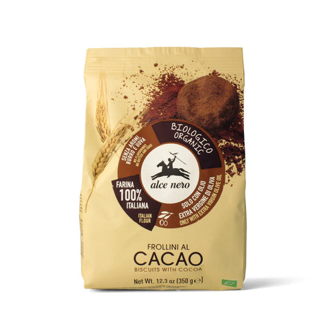Alce Nero Frollini al Cacao Organic Cocoa Biscuits Bag 8.8 oz (250 g)