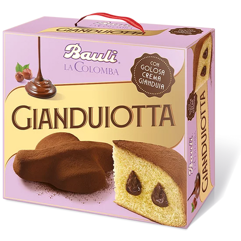 Bauli La Colomba Gianduiotta Con Golosa Crema Gianduia Oven Baked Easter Cake 1.54 lb (750 g)