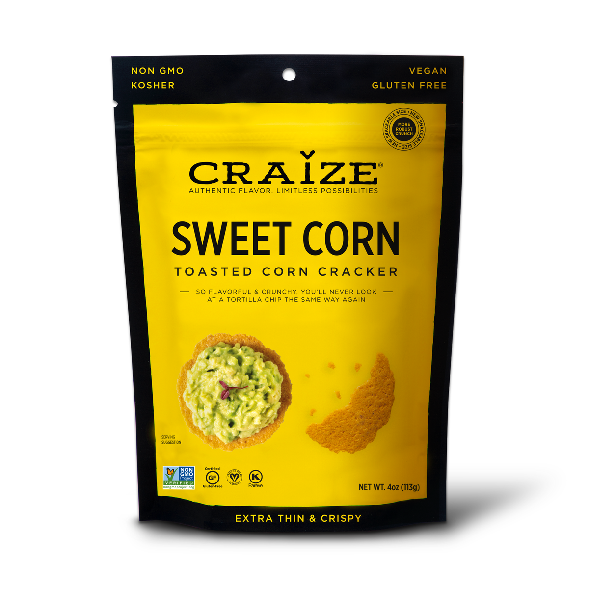 Craize Sweet Toasted Corn Crackers 4 oz (113 g) – Tavola Italian Market