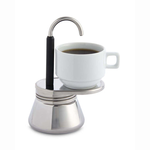 Harold Import Fino Single Cup Stovetop Espresso Maker 1.7 in