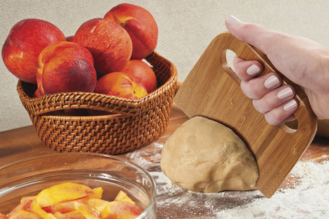 Harold Import Mrs Anderson Natural Bamboo Dough Scraper