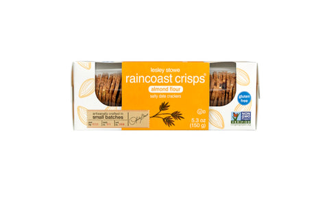 Lesley Stowe Raincoast Crisps Almond Flour Date and Almond Gluten Free Crackers 5.3 oz (150 g)