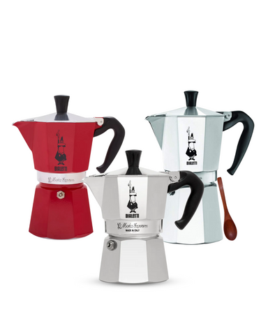 Bialetti Moka Stovetop Espresso Coffe Maker Pot 6 cups 9.1 fl oz (270 ml)