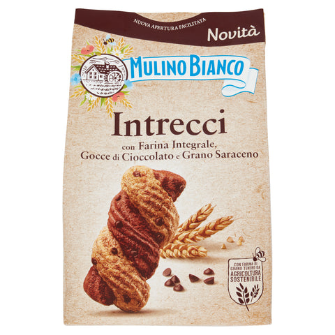 Mulino Bianco Intrecci con Farina Integrale with Wholemeal Flour Bag 10.58 oz (300 g)