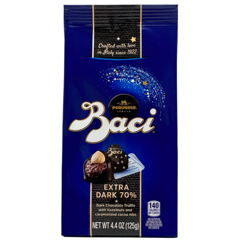 Perugina Baci Extra Dark 70 % Chocolate Bag 4.4 oz (125 g)