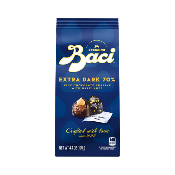 Perugina Baci Extra Dark 70 % Chocolate Bag 4.4 oz (125 g