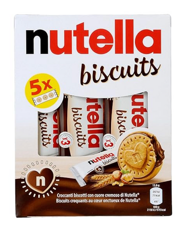 Ferrero Nutella Biscuits Snack 3 units x 5 pack (207gr)