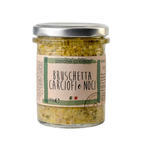 Perche' Ci Credo Artichoke and Walnut Bruschetta Spread 6.3 oz (180 g)