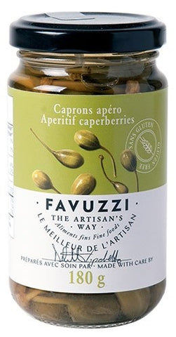 Favuzzi Caprons Apero Capers 6.35 oz (180 g)