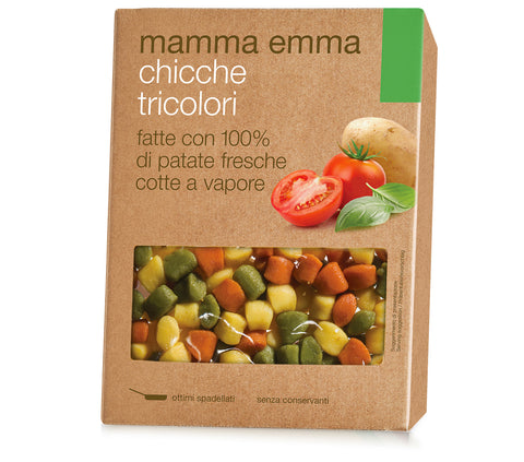 Mamma Emma Potato Gnocchi Mini Tricolor 12.4 oz (350 g)