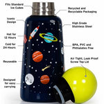 Skittle Mini Water Bottles Animals & Faces: Planets