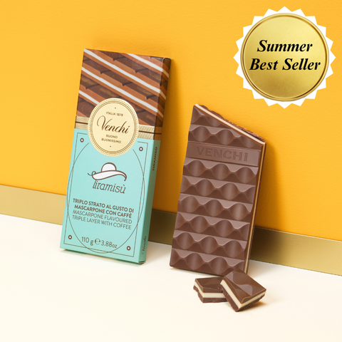 Tiramisu Layered Chocolate Bar - Italian Gourmet Chocolate