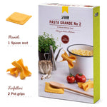 Monkey Business Pasta Grande No.2 Kit | Pasta Shaped Silicone Tools Assortment