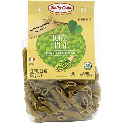 Dalla Costa, Pea Organic Gluten Free Penne Pasta 8.8 oz (250 g)