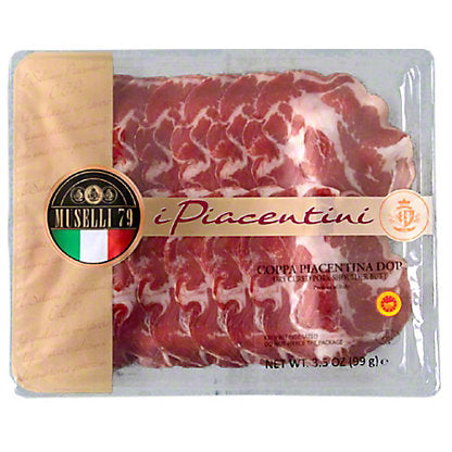 Piacentini, Sliced Coppa DOP 3.5 oz (100 g)