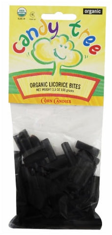 Candy Tree, Black Organic Licorice Bites 2.6 oz (75 g)