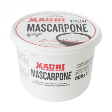 Mauri Formaggi, Mascarpone Cheese 17.5 oz (500 g)