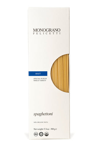 Monograno Felicetti Organic Matt Spaghettoni Ancient Wheat Variety 16.6 oz (500 g)