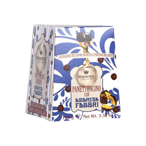 Fabbri Panettoncino Small Panettone with Amarena Cherries 3.52 oz (100 g)