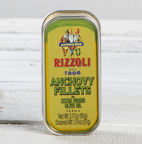Rizzoli, Anchovy Fillets in Olive Oil 3.17 oz (90 g)