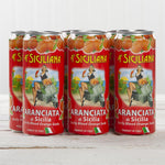 Siciliana Aranciata di Sicilia Blood Orange Soda 4-pack x 11.15 fl oz (330 ml)