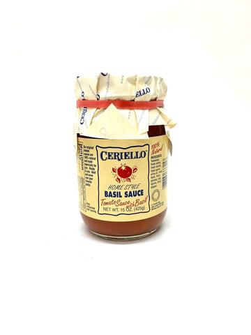 Ceriello Basil Tomato Sauce 15oz - Tavola 35 Bodega Online