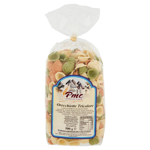 PMC Orecchiette Tricolore Pasta 17.6 oz (500 g)