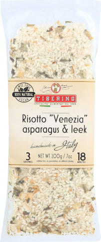 Tiberino Marovato Risotto Venezia with Asparagus and Leek Vegan 7 oz (200 g)